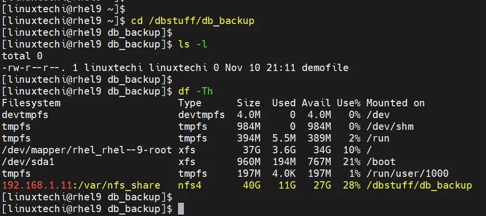 Automount NFS share in Linux Using Autofs