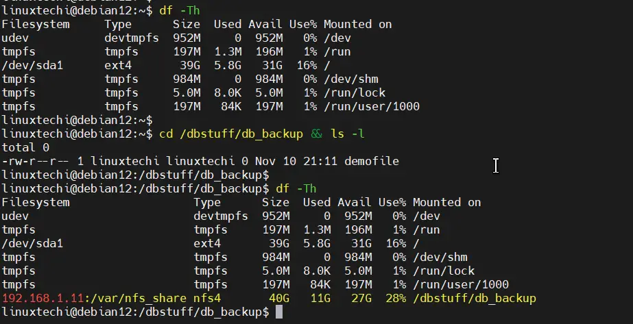 Mount NFS Share On Debian12 Using Autofs