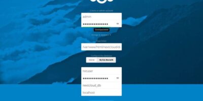 nextcloud-gui-installation