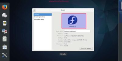 fedora25-details-after-installation