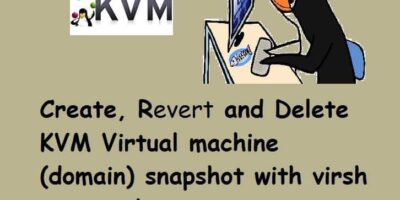 KVM-VirtualMachine-Snapshot