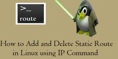 Add-Static-Route-Linux