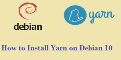 Install-yarn-debian10