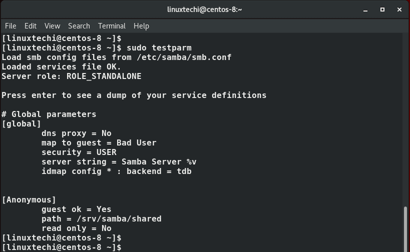 testparm-samba-centos8