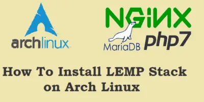 Install-LEMP-Stack-Arch-Linux