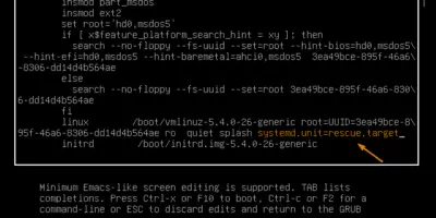 Systemd-rescue-method-ubuntu20-04-lts