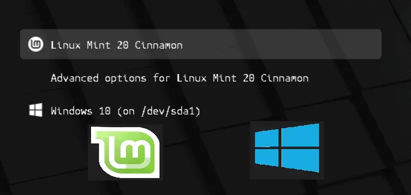 How to Dual Boot Linux Mint 20 with 10