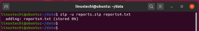 linux unzip zip file