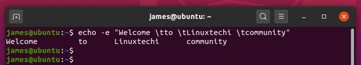 Linux echo перенос строки