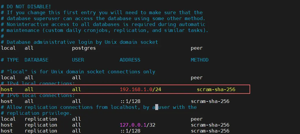 Allow IPv4 Connection for Private Subnet PostgreSQL Ubuntu 24.04