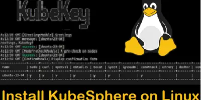 Install-KubeSphere-On-Linux