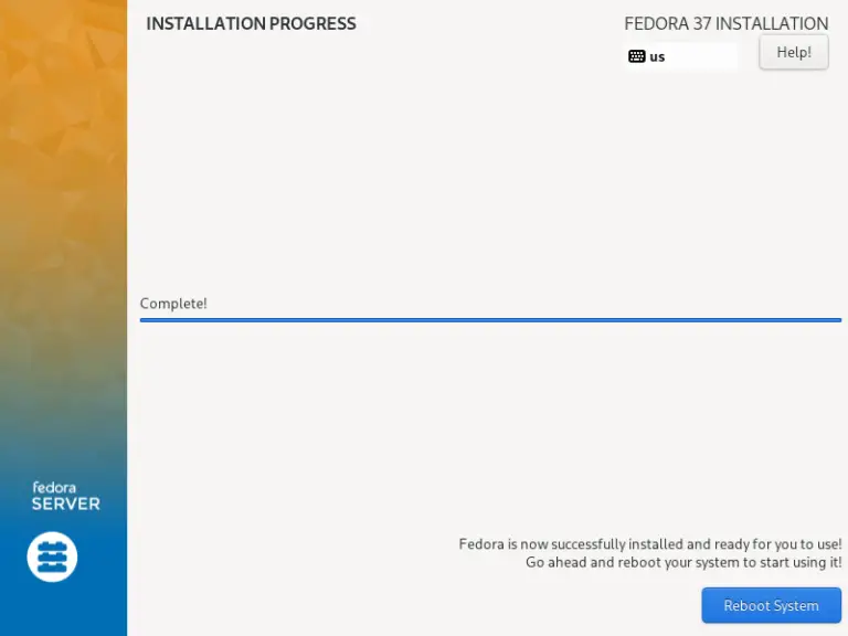 How To Install Fedora Server 37 Step-by-Step