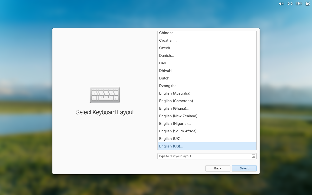 Keyboard Layout For Elementary OS 8 Installation