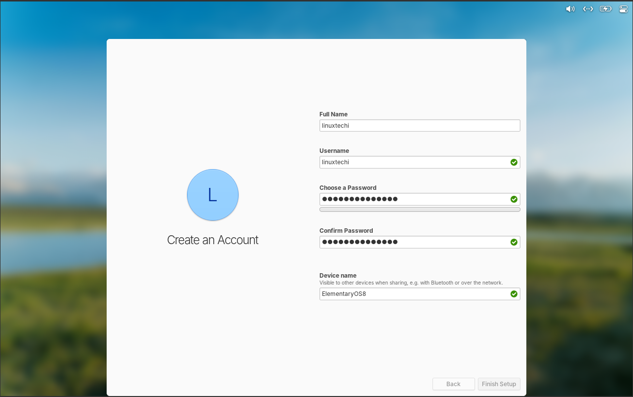 Local User Name Hostname Elementary OS 8