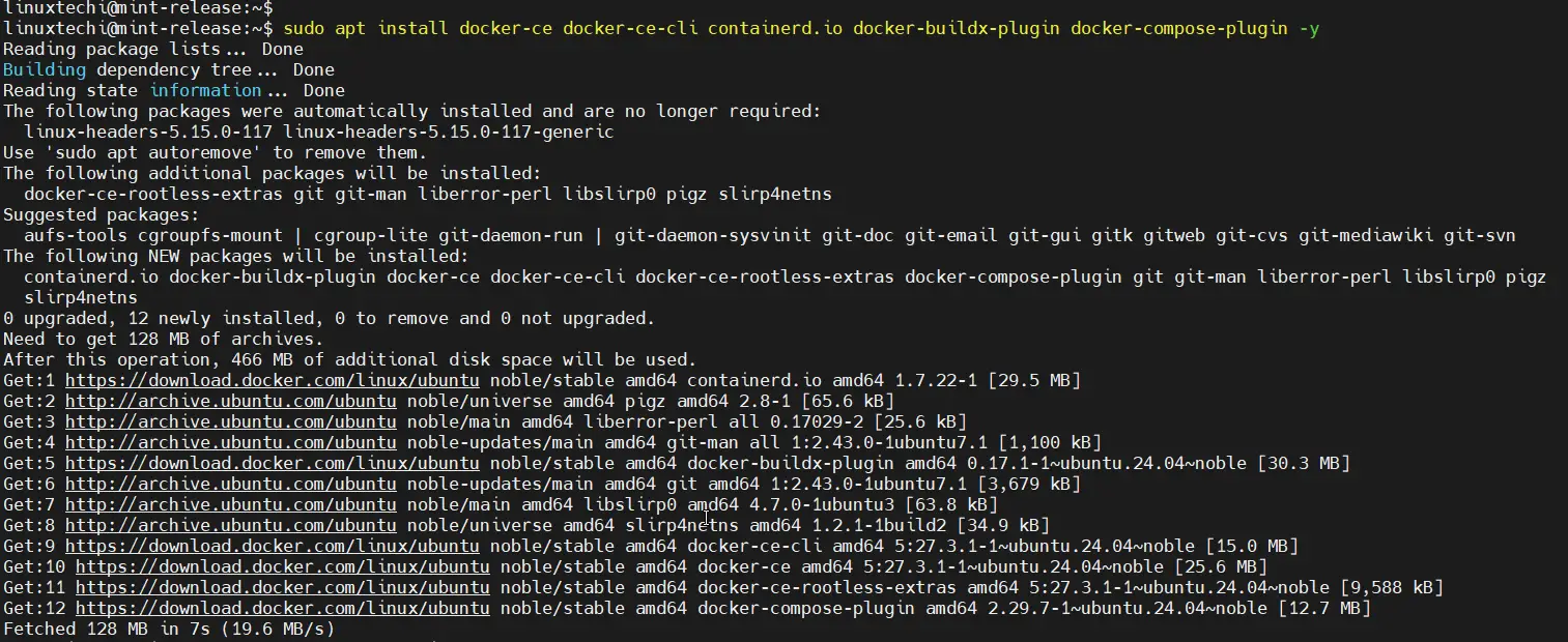 Install Docker on Linux Mint 22