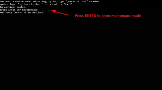Press-enter-rescue-mode-ubuntu-grub