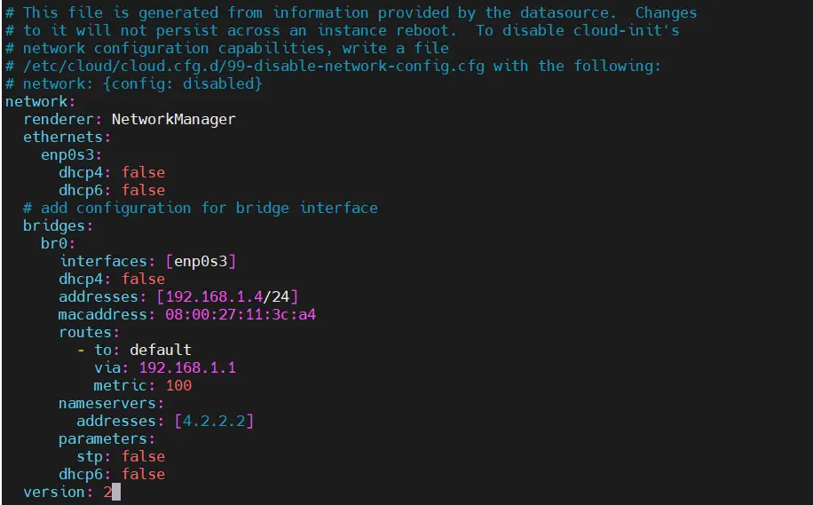 Netplan Config File Ubuntu 24.04