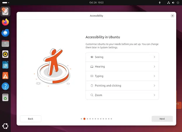 Customize Accessibility Option During Ubuntu 24.04 Installation