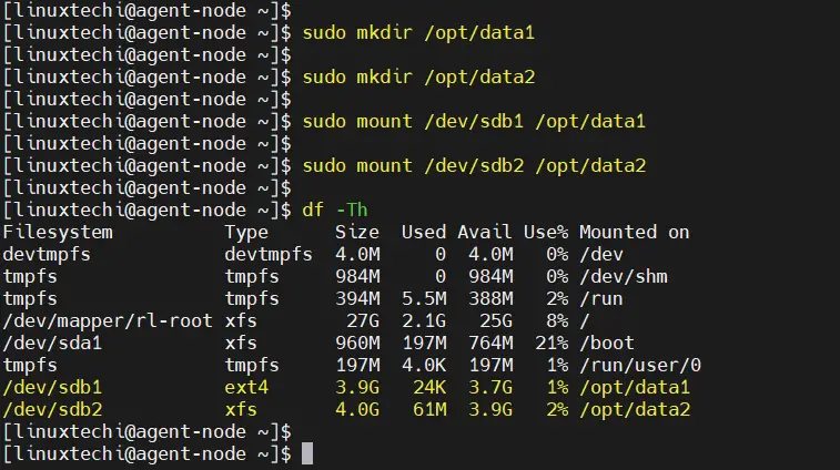 Mount Partition in Linux