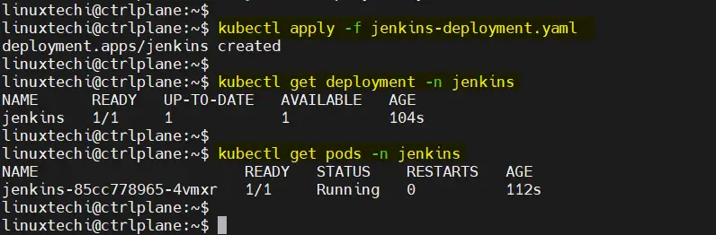 Install Jenkins on Kubernetes Cluster